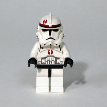 LEGO Minifigure -- Clone Trooper Ep.3, Dark Red Markings-Star Wars / Star Wars Episode 3 -- SW0130 -- Creative Brick Builders